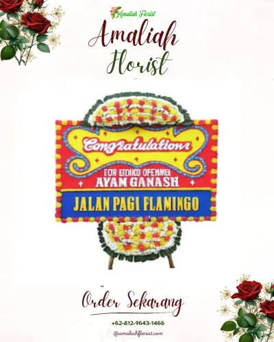 Bunga Papan Congratulation di Cikeas
